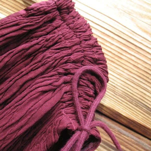 Maje Bordeaux Crepe Mini Dress - Picture 5 of 9